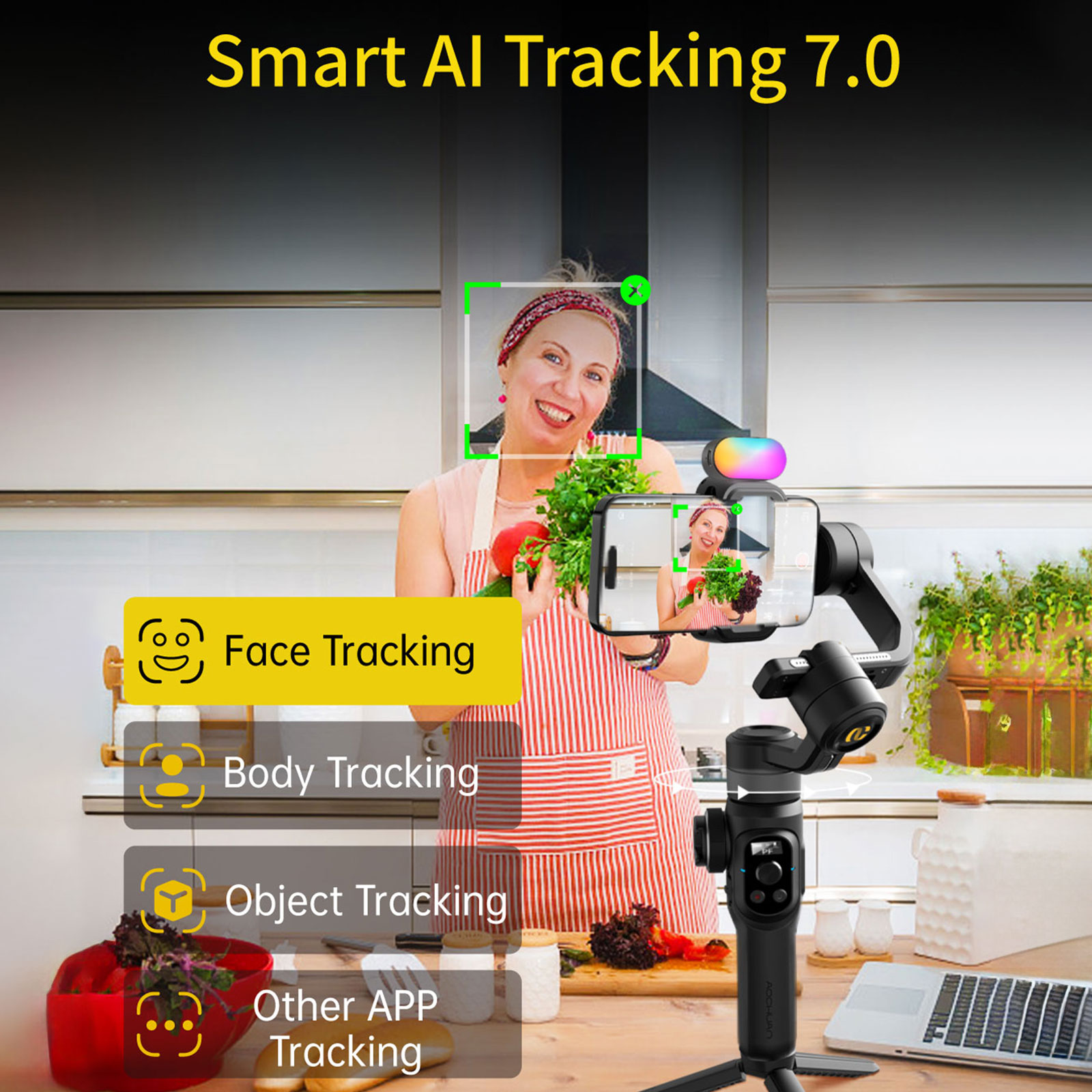 Aochuan Smart S2 Smart Gimbal  - Drone Kit Professional incelemesi ve fiyatı