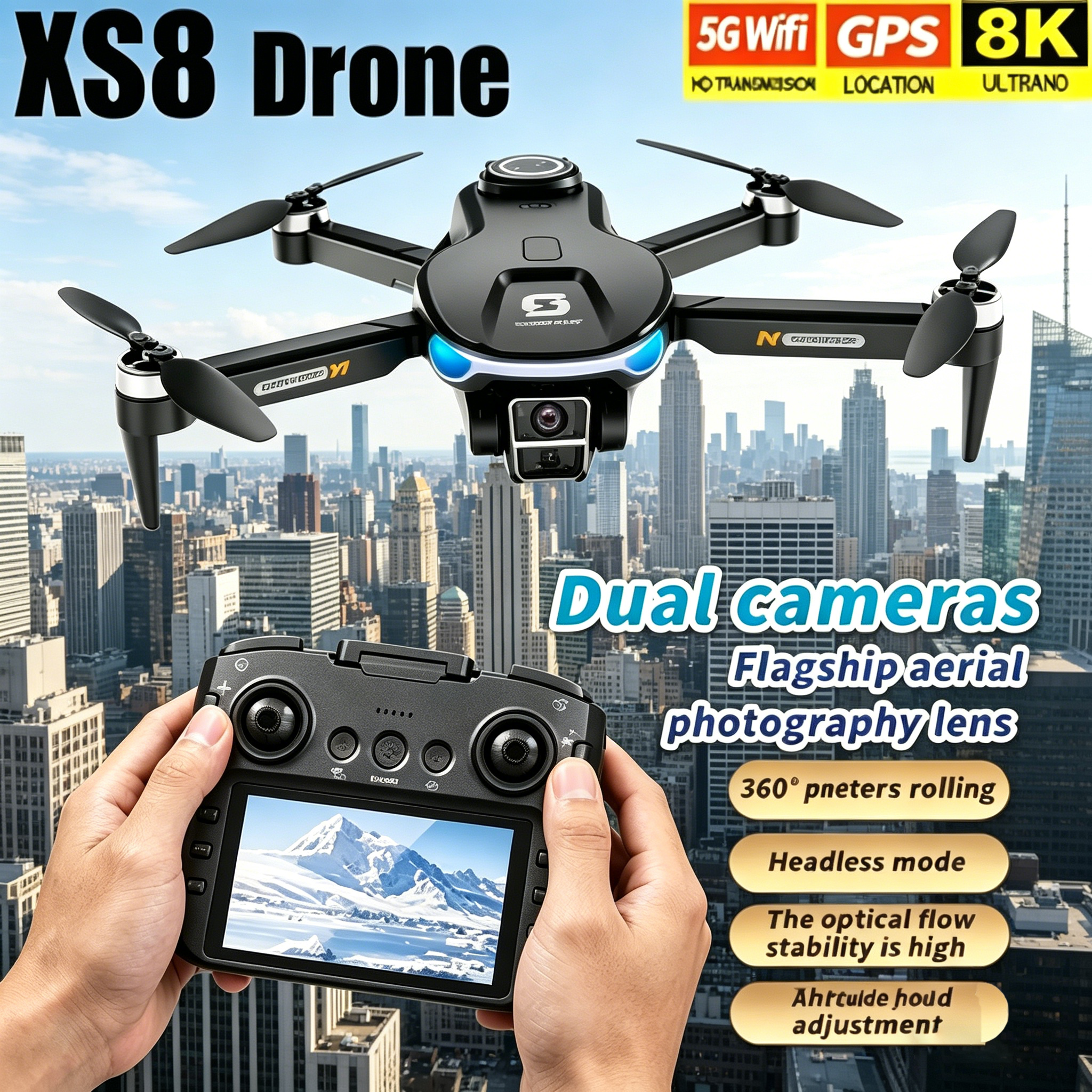 HD 8K Professional GPS Drone w - Drone Kit Professional incelemesi ve fiyatı