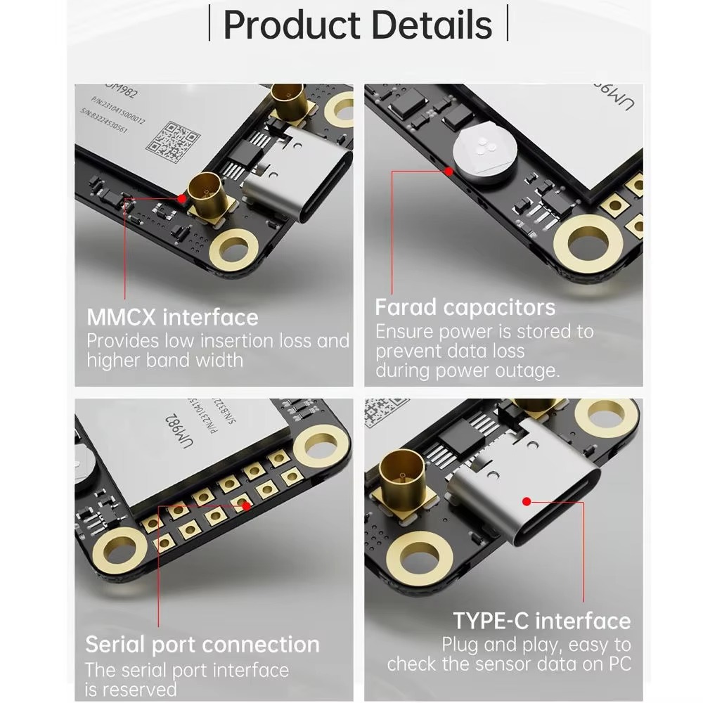 UM982 High-Precision GPS-RTK M - Drone Kit Hexacopter incelemesi ve fiyatı