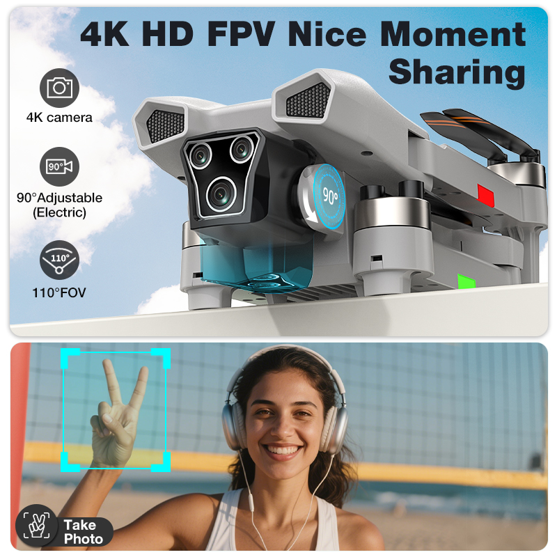 NEW Hot L017 Pro Drone Brushle - Drone Kit Professional incelemesi ve fiyatı