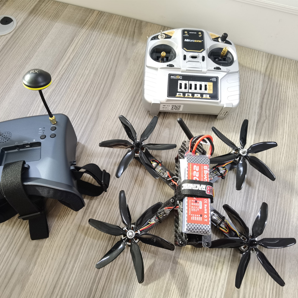 10pcs 504060 5x4x6 6-Blade Sin - Drone Kit Octocopter incelemesi ve fiyatı